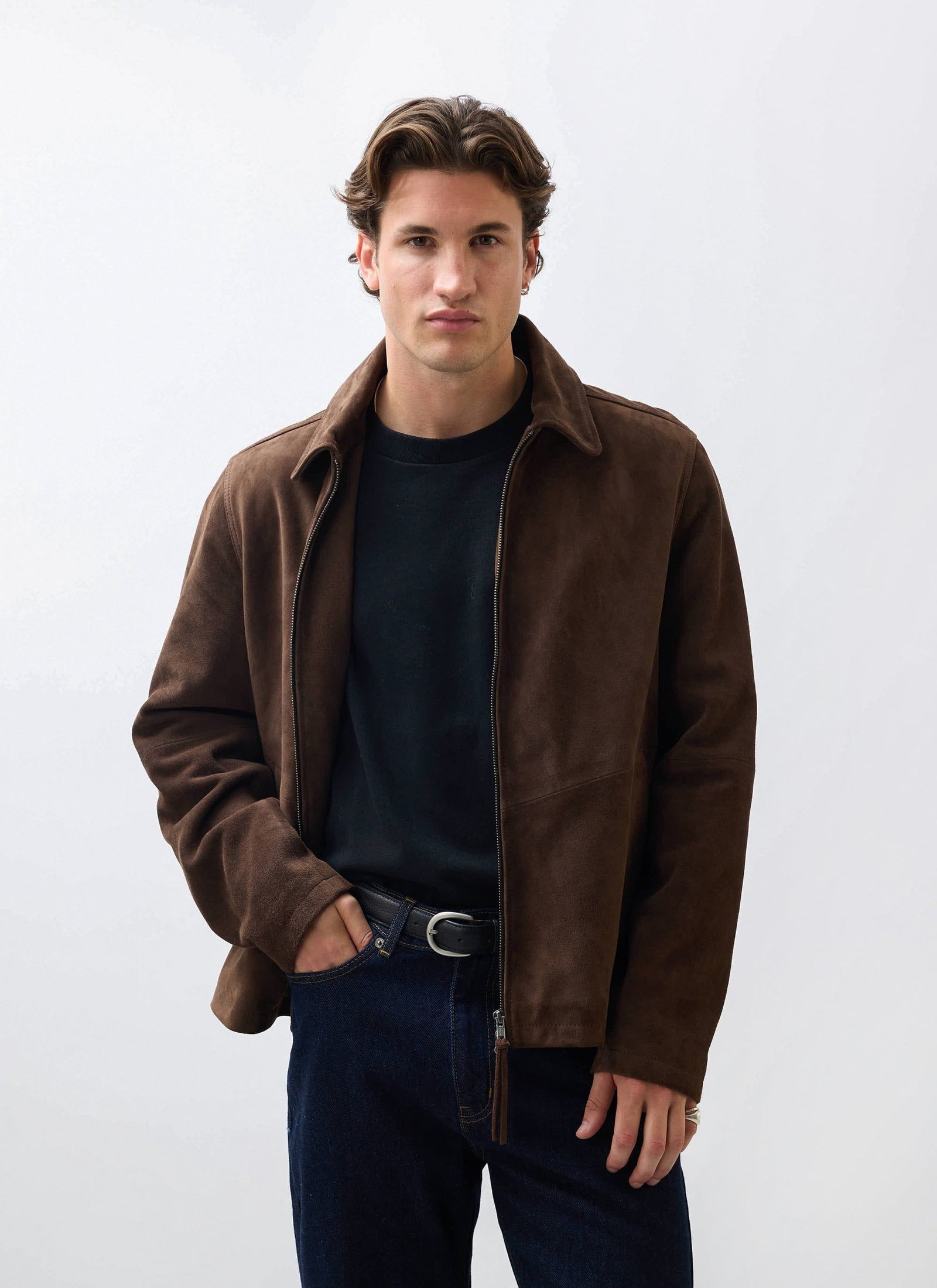 Prologue Suede Zip Jacket