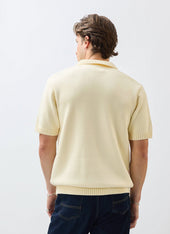 Verso Short Sleeve Knitted Shirt Cotton