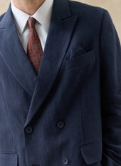 Clifton Double Breasted Blazer Linen