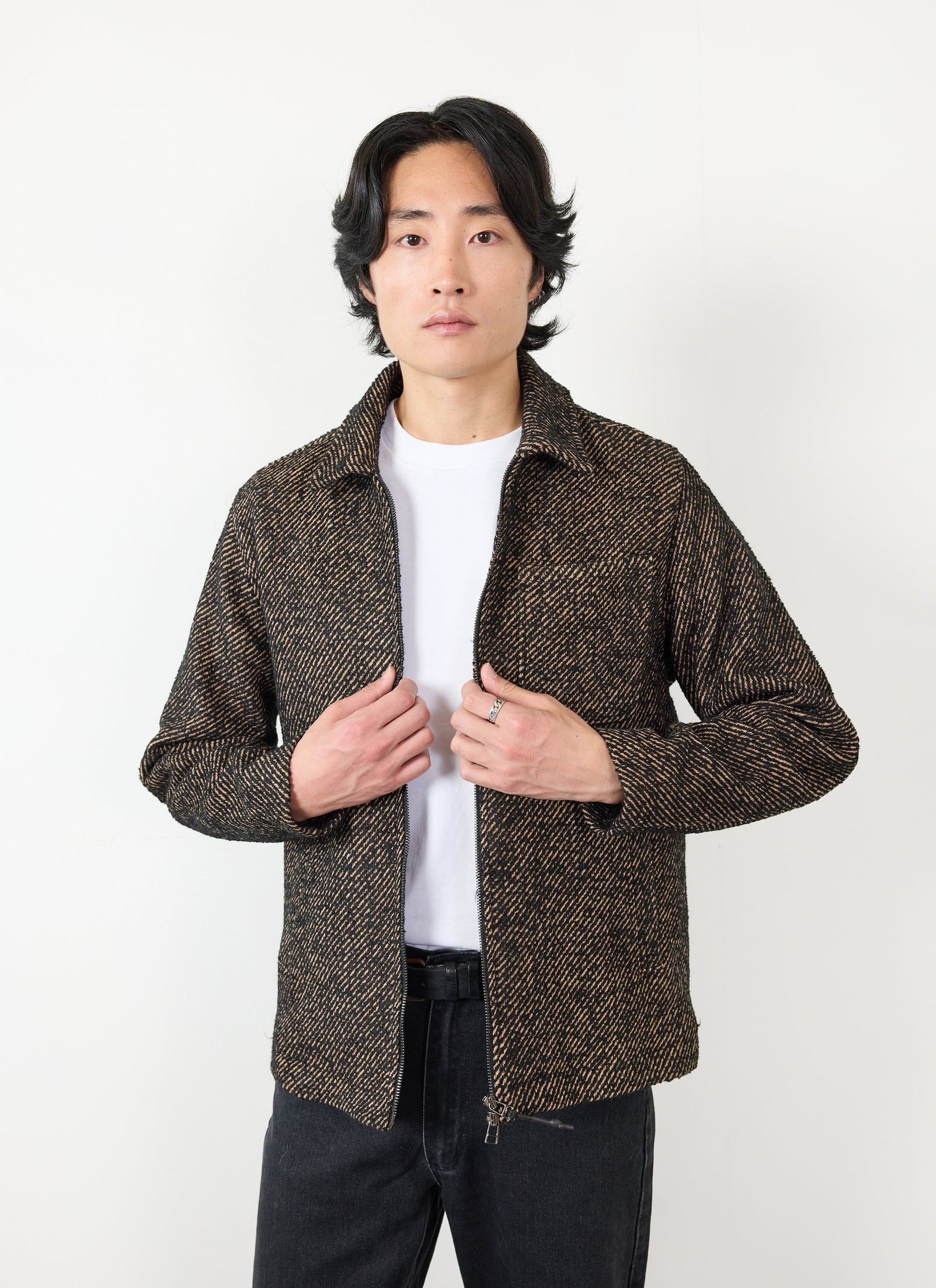 Zip Overshirt Twill Oak