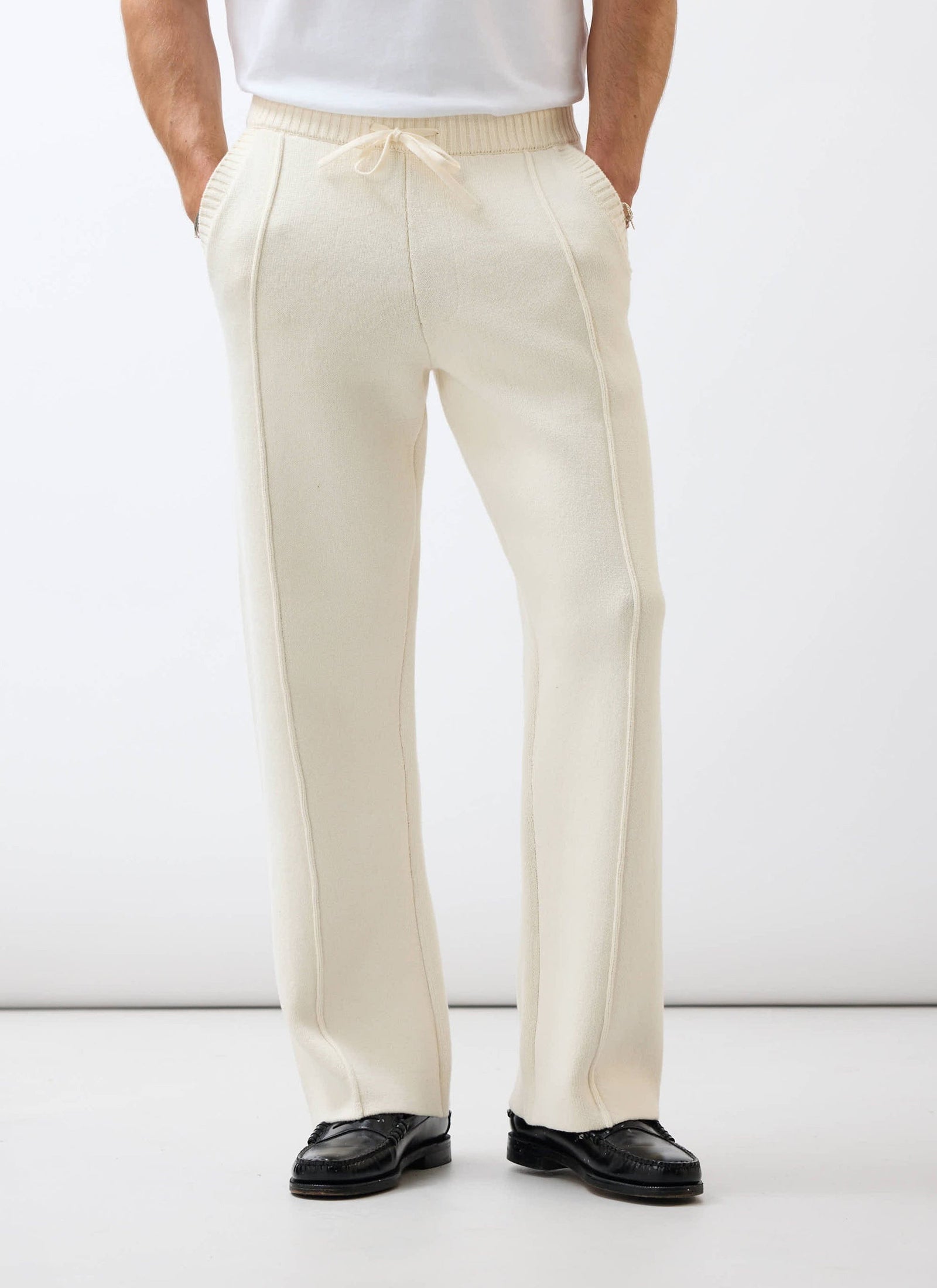 Chronicle Knitted Straight Leg Trackpants Cotton