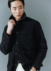 Gove Chore Jacket | Denim | Black