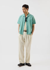 Drape Cuban Shirt | Percival x Warren | Mint Green