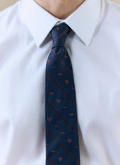 Jacquard Stripe Silk Tie Brighton Hove Albion F C X Percival