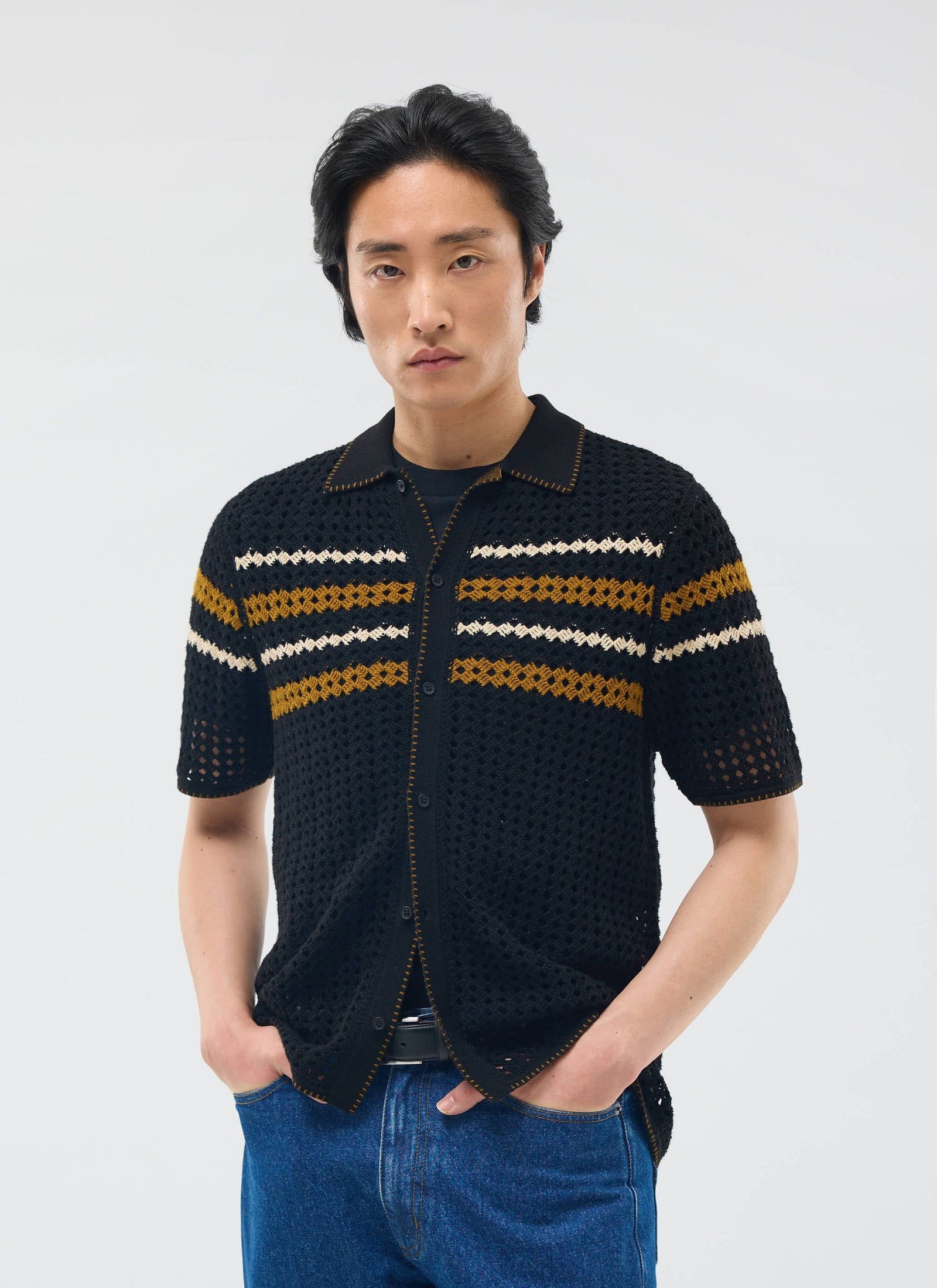 Pesaro Knitted Shirt Cotton