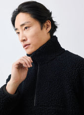 Men S Quarter Zip Wool Fleece Pullover