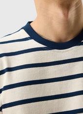Breton Stripe T Shirt Organic Cotton With