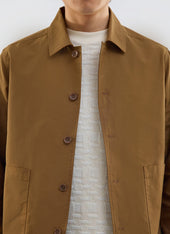 Boxy Cropped Pocket Overshirt