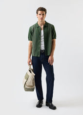 Accolades Knitted Short Sleeve Shirt Cotton