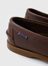 Sebago Dolphin Waxed Loafer Dark Brown