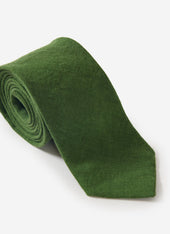 Linen Tie Green