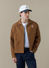 Cotton Canvas Workshirt | Brighton & Hove Albion F.C. x Percival | Brown