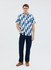 Market Diamond Cuban Shirt Cotton With