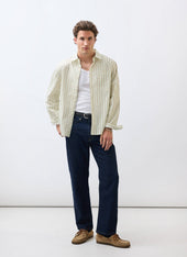 Binding Oversized Pearce Shirt Cotton