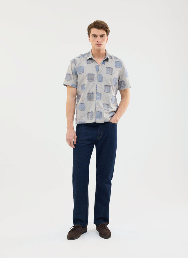 Bruno Boxy Clerk Shirt | Grey