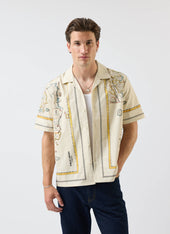 Ex Libris Cuban Shirt | Cotton Ripstop | Cream