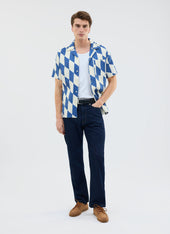 Market Diamond Cuban Shirt Cotton With