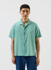 Drape Cuban Shirt Percival X Warren Green