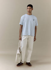 Straight Leg Denim Jeans Cotton