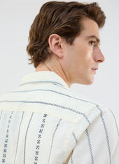 Cross Stitch Boxy Clerk Shirt