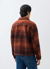 Mississippi Jacquard Overshirt Boiled Wool