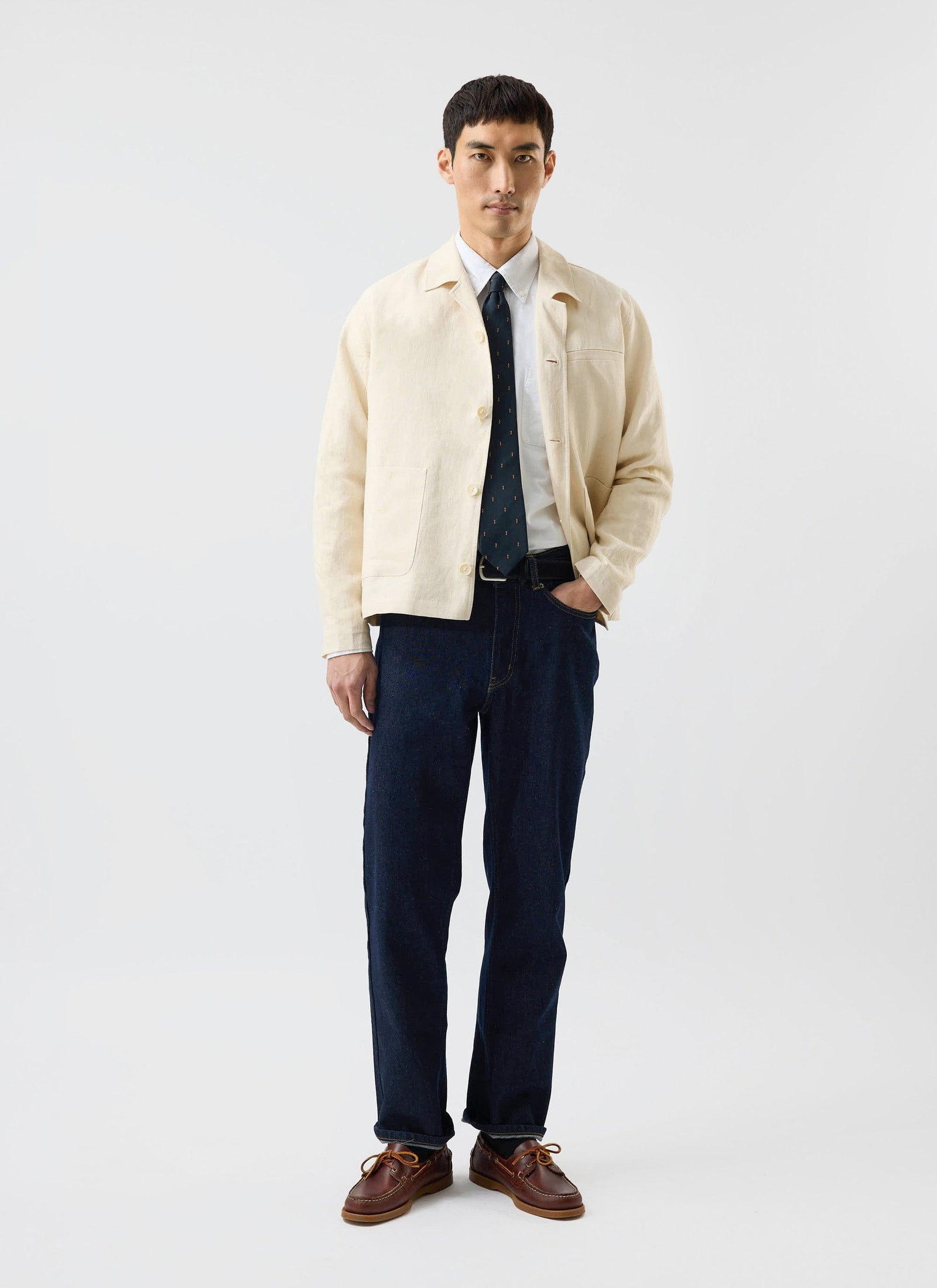 Relaxed Linen Overshirt