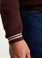 Pablo Cotton Knitted Shirt | Long Sleeve | Espresso