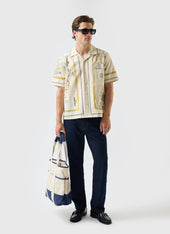 Ex Libris Cuban Shirt | Cotton Ripstop | Cream