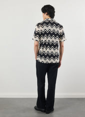 Naples Crochet Cuban Shirt Cotton