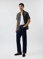 Ryco Cuban Collar Shirt Cotton Check
