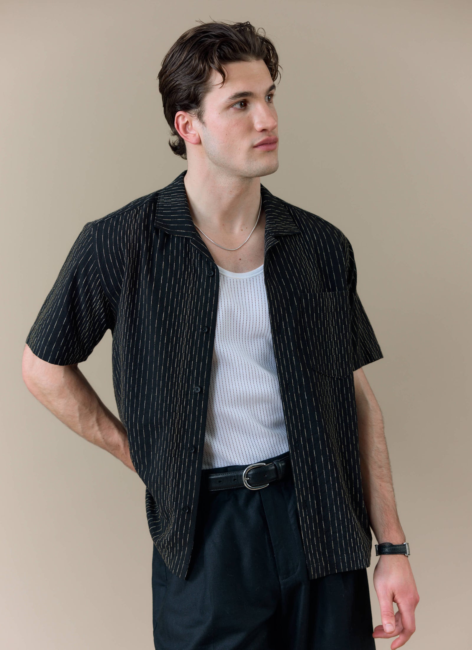 Leland Cuban Shirt Cotton