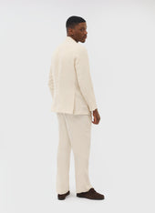 Tailored Double Breasted Blazer Linen