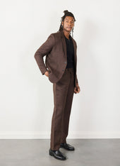 Houndstooth Tailored Blazer