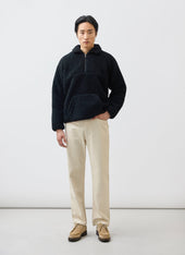 Men S Quarter Zip Wool Fleece Pullover