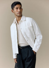 Canyon Heavyweight Overshirt | Cotton | White