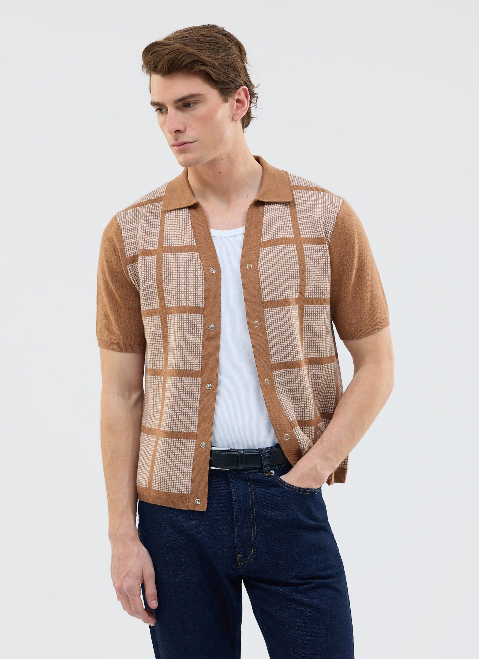 Costa Knitted Shirt Cotton