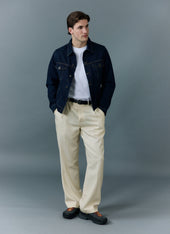 Western Trucker Jacket Denim Dark