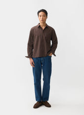 Clancy Striped Long Sleeve Shirt Cotton