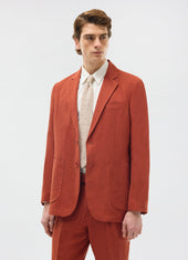 Relaxed Tailored Linen Blazer