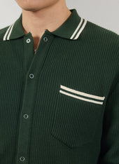 Pablo Cotton Knitted Shirt Long Sleeve
