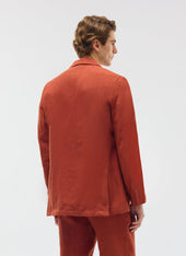 Relaxed Tailored Linen Blazer