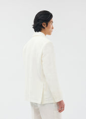 Relaxed Tailored Linen Blazer