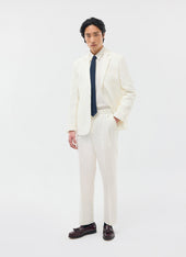 Relaxed Tailored Linen Blazer