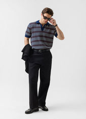 Douglas Boxy Knitted Polo Cotton