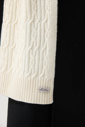 Melville Cable Knited Scarf Wool