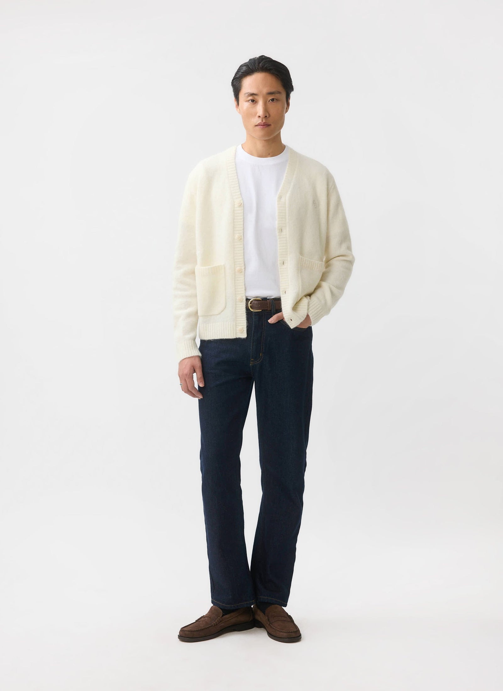 Glove Cardigan Mohair Cream