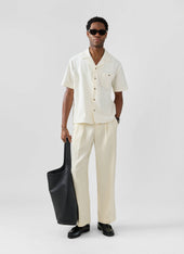 Cuban Shirt | Seersucker | Cream
