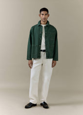 Vintage Wash Oliver Chore Jacket | Cotton Canvas | Forest