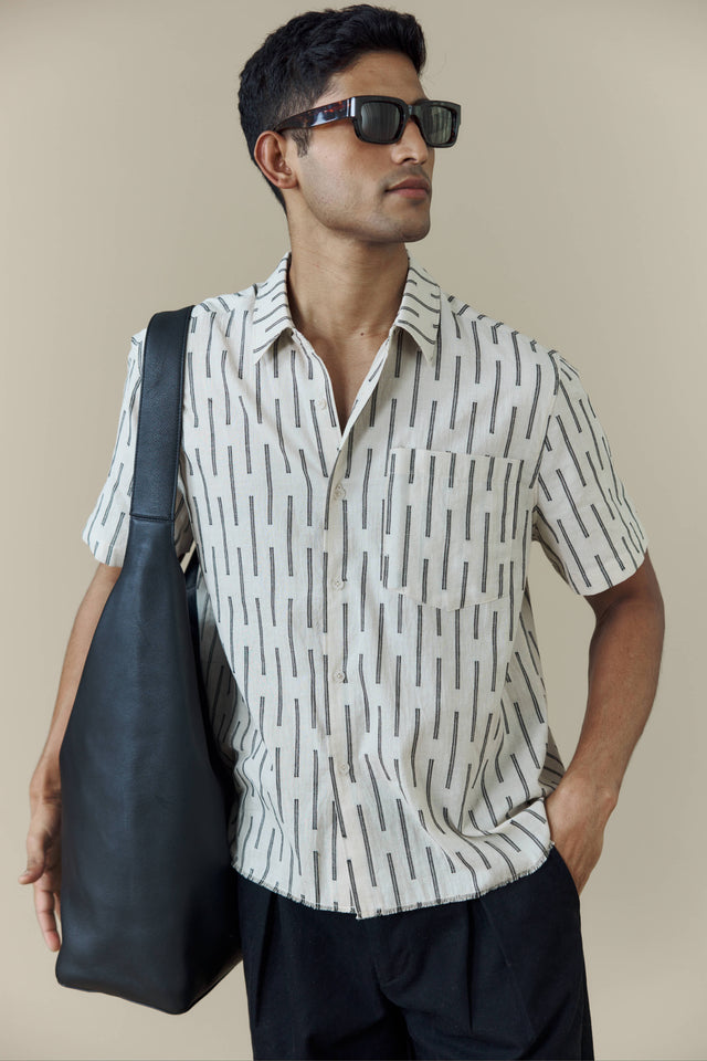 Nancy Boxy Shirt | Cotton | Cream