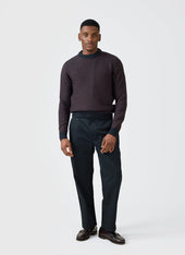 Charlestown Knitted Jumper Burgundy